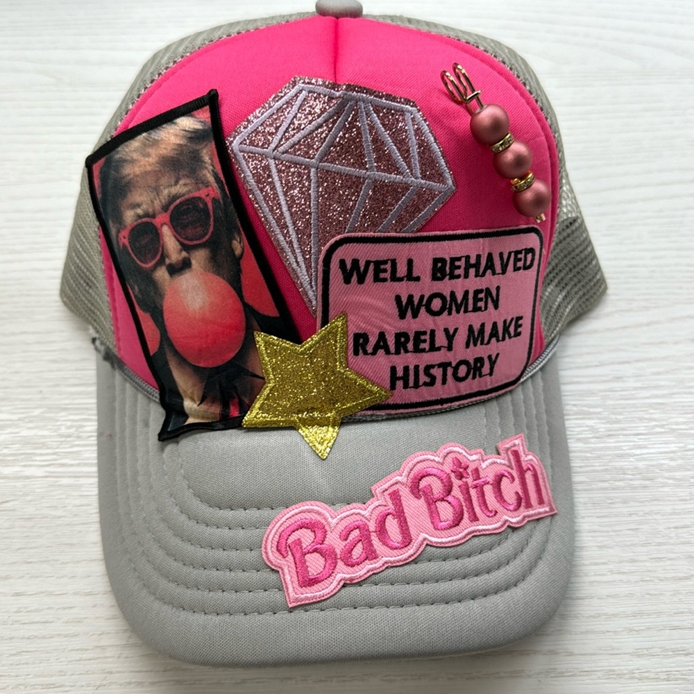 Hot pink Trump Trucker hat !!